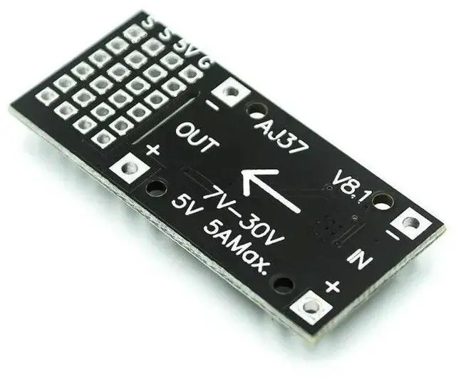 Alt view image 6 of 6 - DC-DC MP2482 SY8205 5A DC step-down module 7V-24V to 5V steering gear drive power panel