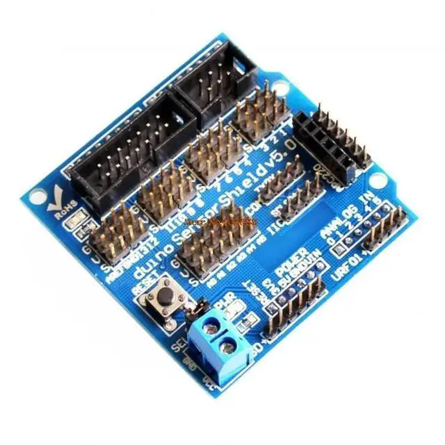 Alt view image 4 of 6 - AH ROBOTv5.0 Sensor Shield expansion board for electronic building blocks robot accessories Sensor Shield V5 expansion board