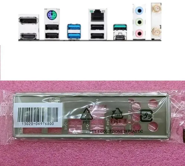 Alt view image 2 of 2 - IO I/O Shield Back Plate BackPlate Blende Bezel for PRIME Z790-P D4PRIME Z790-P Motherboard Baffle Bracket