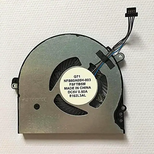 Main image of Fan for Pavilion 14-BK 15-CC5xx Thru 15-CC6xx 15-CK CPU Cooling Fan 927918-001