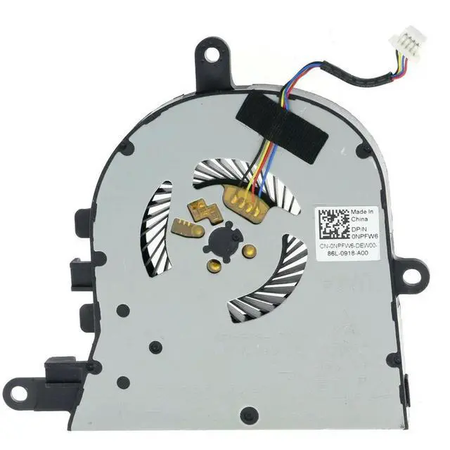 Alt view image 3 of 3 - 3590 E3590 Inspiron 15 5570 5575 0FX0M0 0NPFW6 Replacement Laptop CPU Cooling Fan For Latitude