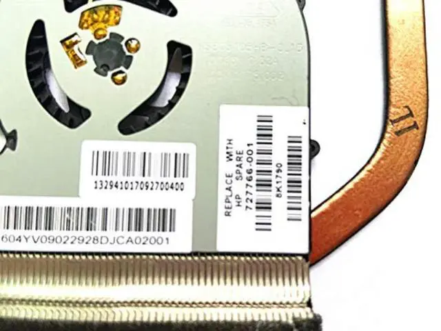 Alt view image 3 of 3 - Fan for Probook 430 G1 Cooling Fan with Heatsink P/N 727766-001