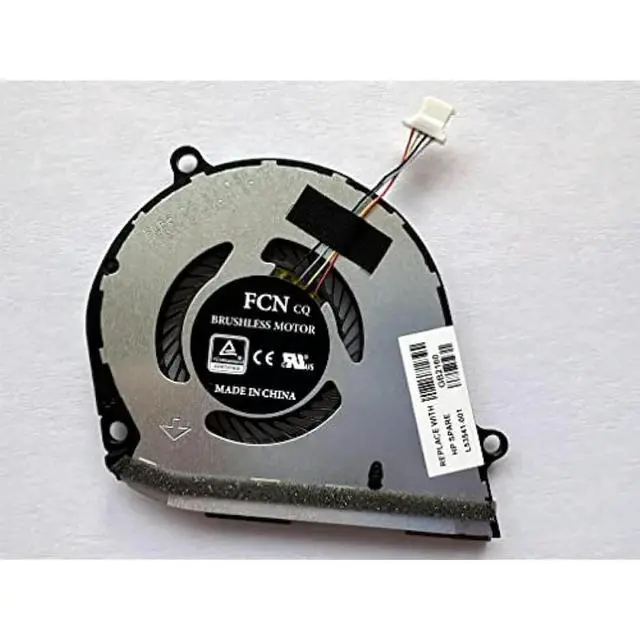 Alt view image 3 of 3 - Fan  For X360 15-DS 15-DR 15M-DR 15M-DS CPU Gpu Cooling Fan Set L53542-001 L53541-001