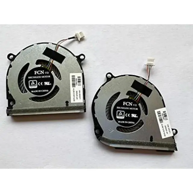 Alt view image 2 of 3 - Fan  For X360 15-DS 15-DR 15M-DR 15M-DS CPU Gpu Cooling Fan Set L53542-001 L53541-001