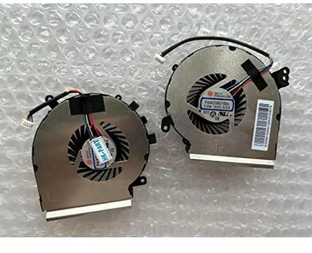 Alt view image 2 of 3 - Fan for GE62MVR GE72MVR 7RG MS-16JC MS-179C CPU + Gpu Cooling Fan Set GTX1070