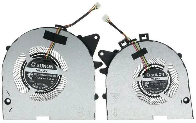 Alt view image 3 of 3 - Replacement CPU and GPU Cooling Fan for Legion Y540P Y545 Y7000P-2019 DFS501105PR0T FKU0