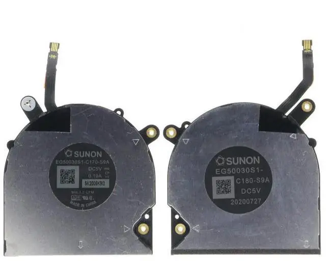 Alt view image 2 of 3 - Laptop CPU GPU Cooling Cooler Fan for XPS 13 7390 2-in-1 0VDFK8 EG50030S1-C170-S9A EG50030S1-C180-S9A