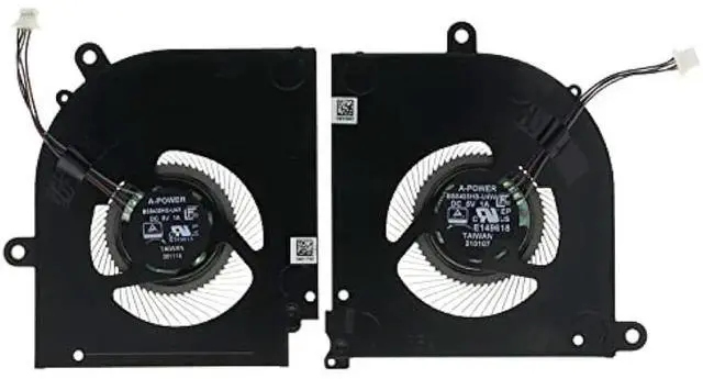 Alt view image 2 of 3 - CPU GPU Cooling Fan for Stealth 15M A11UEKV-009US MS-1563 BS5405HS-U4W BS5405HS-U4X