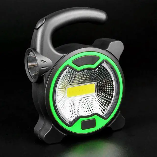 Alt view image 5 of 7 - LED COB Workshop Torch with Handle Mini Handheld Flashlight Multifunctional Camping Emergency Flashlight for Night Outdoor