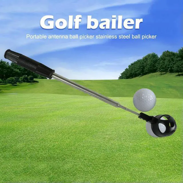 Alt view image 5 of 7 - Golf Training Ball Retriever Stainless Steel Water Aids Equipment Outdoor Use Telescopic Picker for Yard Practice
