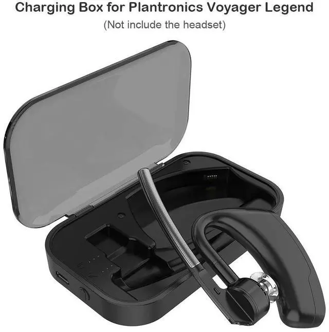 Alt view image 5 of 7 - Portable Wireless Bluetooth-compatible Headset Charge Case for Plantronics Voyager Earphone Excellent Craftsmanship Well