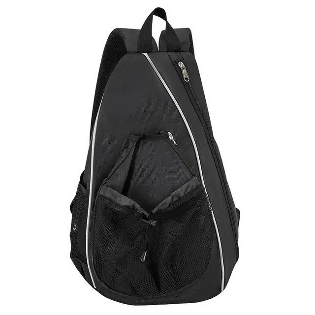 Alt view image 5 of 7 - Adjustable Racket Bag Large Capacity Breathable Sports Backpack Lightweight Portable Racket Rucksack Gifts for Pickleball Lovers