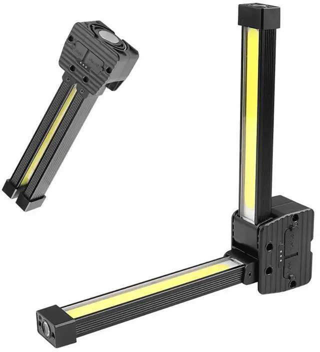 Alt view image 5 of 7 - COB Work Light USB Rechargeable XPE LED Emergency Floodlight IPX4 Waterproof Adjustable Adventure Hiking Outdoor Supplies