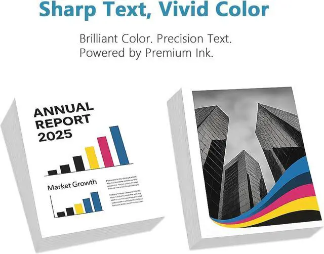 Alt view image 4 of 7 - 936e Ink Cartridges Tri-Colors Combo Pack Compatible for HP 936 for OfficeJet 9122e; Pro 9120e 9120 9125e 9125 9128e 9135e 9135 9110b 9120b 9130b 9130; Pro Wide Format 9730e 9730 (Cyan Magenta Yellow)