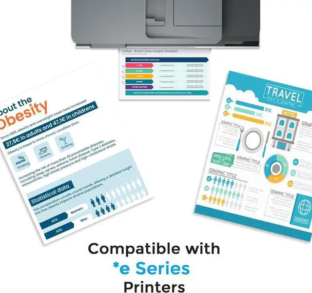 Alt view image 2 of 7 - 68XL Ink Cartridges Black Color Combo Pack for HP 68 XL 68e Printers 6155e 6555e Replacement for HP68XL HP68 for Envy 6152e 6552e 6558e 6110e 6500e 6520 6520e 6530e 6531e 6532e 6165e 6110e 6110r 6120e