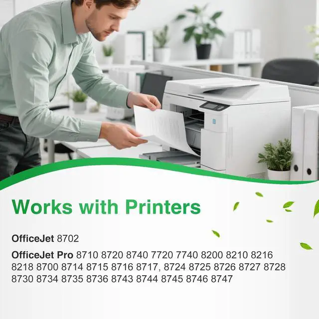 Alt view image 2 of 7 - Ankink Compatible 952XL Ink Cartridge Replacement for HP 952 XL 4 Combo Pack (Black, Cyan/Magenta/Yellow) to use with Officejet Pro 8710 7740 Printers 8720 8702 8210 7720 8715 8730 8740 8216 8725