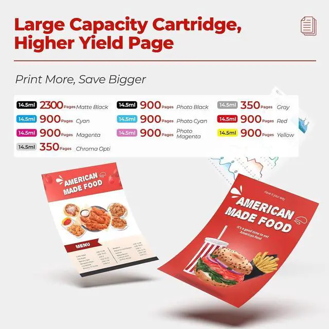 Alt view image 3 of 7 - PFI-300 Ink Cartridges Grey imagePROGRAF PRO-300 Compatible PFI300 Ink Cartridges (3-Grey)