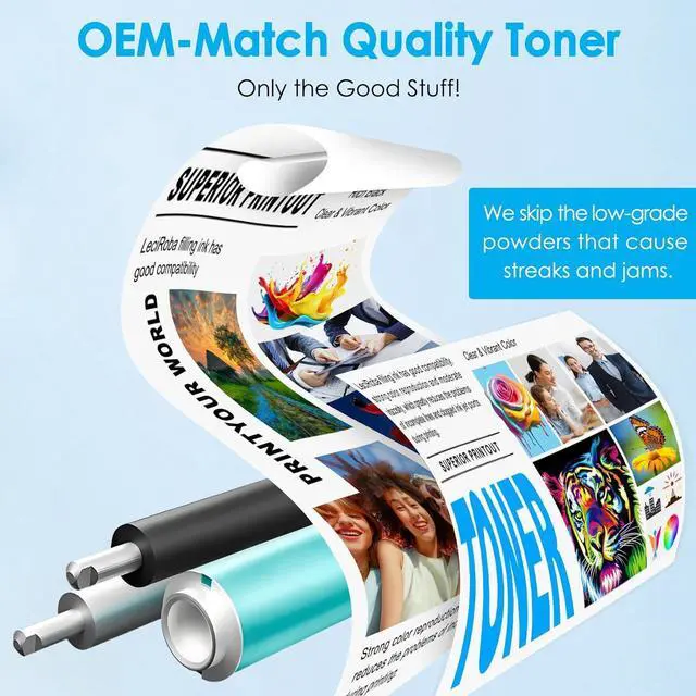 Alt view image 5 of 7 - LeciRoba 37X Black High-Yield Toner Cartridge Replacement for HP 37X CF237X Black High-Yield Toner Cartridge Works with HP Laserjet Enterprise M608, M609, MFP M631, M632, M633 Series Printer (1-Pack)