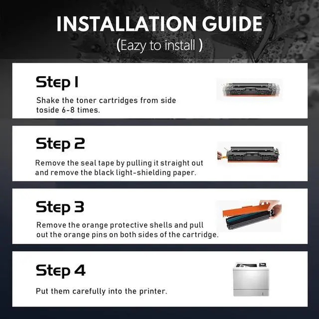 Alt view image 7 of 7 - 067H 067 Toner Cartridge Set High Yield 4 Pack Replacement for Canon 067H 067 Color ImageClass LBP632Cdw MF656Cdw MF653Cdw MF654Cdw LBP633Cdw LBP630C MF650C MF651CW Printer (Black Cyan Yellow Magenta)