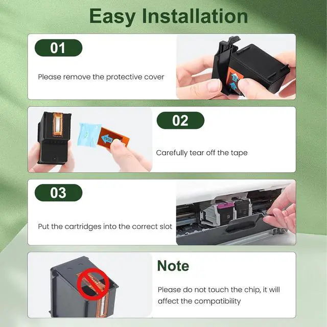 Alt view image 7 of 7 - 45/23 Remanufactured Ink Cartridge Replacement for HP 45 Black 51645 51645A 23 C1823D Color Ink Combo Pack for Color Copier 110 120 140 145 150 155 DeskJet 1000C 1000Cse Printer (1 Black 1 Tri-Color)