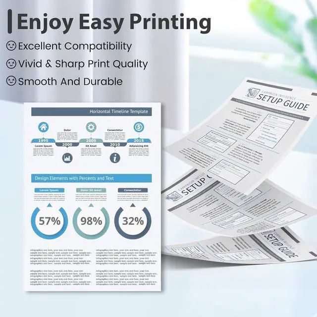 Alt view image 5 of 6 - 712XL 712 Cyan Ink Cartridge Replacement for HP 712 XL 712XL Cyan Ink Cartridge 3ED67A for DesignJet T650 T630 T230 T250 T210 & Studio Plotter Printer (2-Pack)