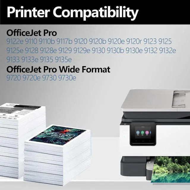 Alt view image 3 of 6 - 936XL 936 Ink Cartridge (4-Pack) Compatible Replacement for HP 936e hp936 XL Combo Pack Black Color for OfficeJet 9125e 9135e 9120e 9122e 9128e 9110 9120 9110b 9120b 9130b 9130e 9730e Printer