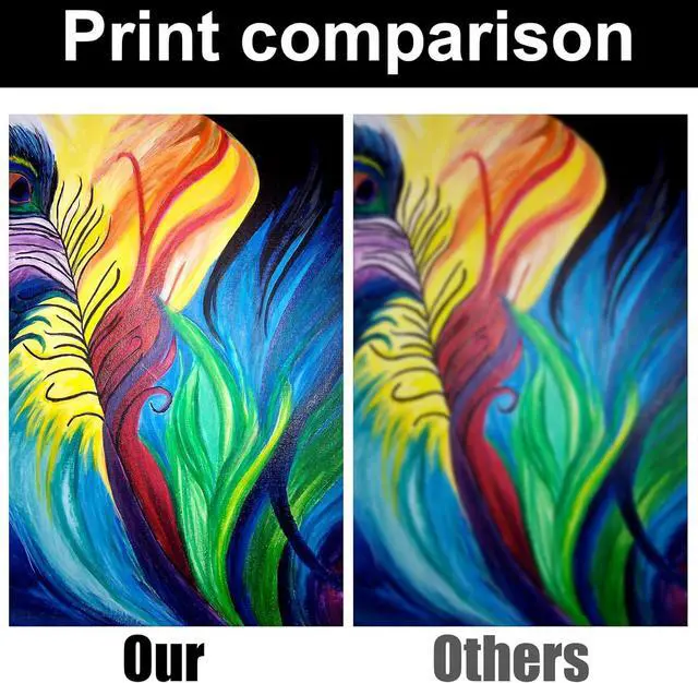 Alt view image 5 of 7 - 68 Black Ink Cartridges 2-Pack - Replacement for HP 68XL 68 Ink for Envy 6555e 6155e 6152e 6552e 6558e Printers High Yield Ink