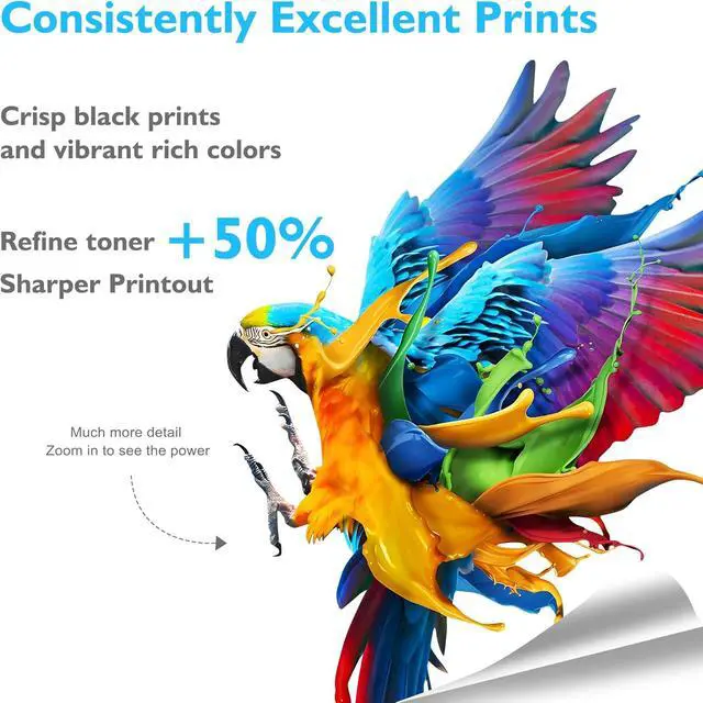 Alt view image 5 of 7 - Remanufactured T10W Ink Cartridge High Capacity T10W100 T10W200 T10W300 T10W400 Ink Set Compatible for Workforce Pro WF-C5390 WF-C5890 Color Printers (4-Pack, Black Cyan Magenta Yellow)