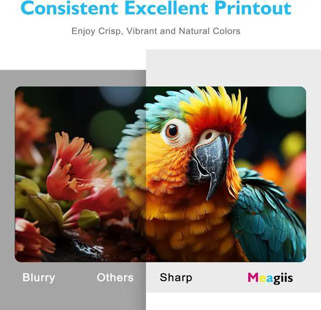 Alt view image 6 of 7 - Remanufactured T10W Ink Cartridge High Capacity T10W100 T10W200 T10W300 T10W400 Ink Set Compatible for Workforce Pro WF-C5390 WF-C5890 Color Printers (4-Pack, Black Cyan Magenta Yellow)