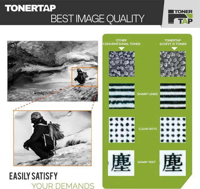 Alt view image 6 of 7 - Toner Tap Compatible Toner Cartridges 4-Pack for Xerox VersaLink C500 Toner, C505 Toner, Extra High-Yield Replacement for Toner 106R03869 106R03866 106R03867 106R03868 (Black Cyan Magenta Yellow)