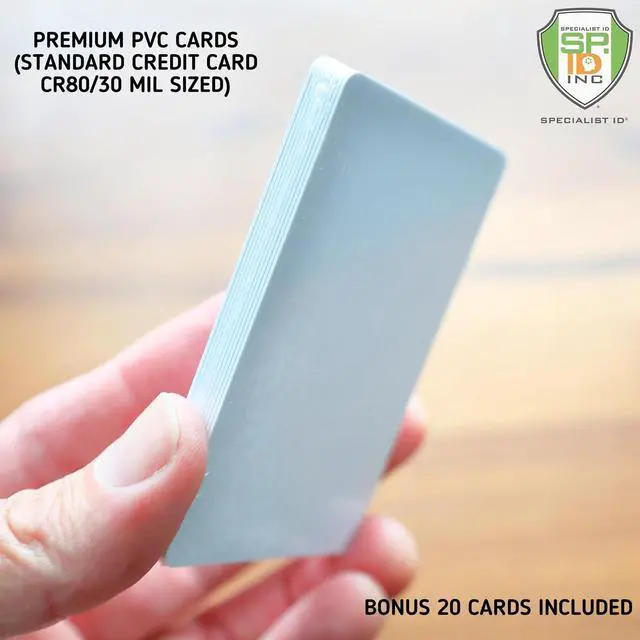 Alt view image 6 of 7 - 2 Pack - Specialist ID Magicard MA300ymcko Dye Film - Magicard YMCKO Color Ribbon & Cleaning Spool with Test/Bonus Cards - Genuine MA300ymcko/2 for Enduro, Rio Pro, Pronto Legacy Printers 300 Prints