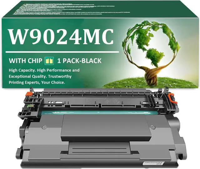 Main image of W9024MC Toner Cartridge Replacement for HP W9024MC Black Toner Cartridges with Chip Work for HP LaserJet Managed E40040dn MFP E42540f Printers, 1 Pack