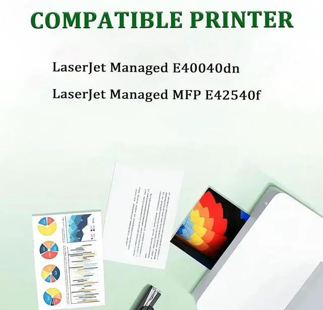 Alt view image 2 of 7 - W9024MC Toner Cartridge Replacement for HP W9024MC Black Toner Cartridges with Chip Work for HP LaserJet Managed E40040dn MFP E42540f Printers, 1 Pack
