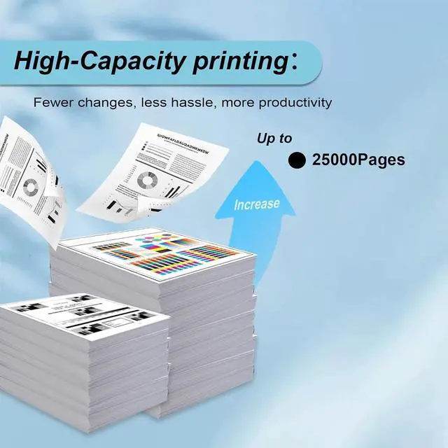 Alt view image 3 of 6 - MX-B46T MXB46T Toner Cartridge Compatible for Sharp MX-B467F MX-B467P Printers (1 Black)