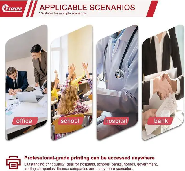 Alt view image 5 of 7 - 055 Toner Cartridge Set MF743Cdw MF741Cdw Replacement for Canon 055 Toner Cartridge Set CRG055 Color ImageCLASS MF743Cdw Color ImageCLASS MF741Cdw MF745Cdw MF746Cdw LBP664Cdw Printer-4 Pack