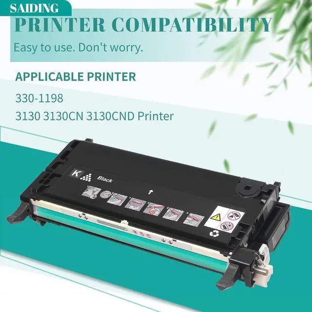 Alt view image 2 of 6 - SAIDING 3130CN 3130 Black Toner Cartridge H516C Toner 9,000 Pages