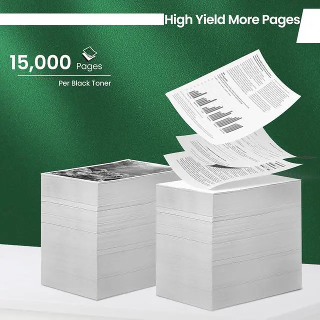 Alt view image 3 of 7 - 56F1H00 Black High Yield Toner with Chip (15,000 Pages) Remanufactured 56F1H00 Compatible for Lexmark 56F1H00 Toner for MS321 MS421 MS521 MS621 MS622 MX321 MX421 MX521 MX522 MX622 Printer 1-Pack