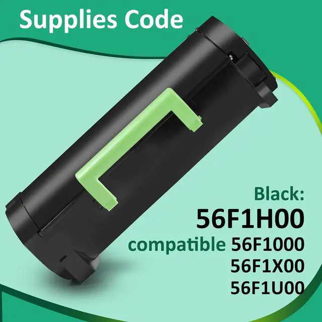 Alt view image 3 of 7 - for Lexmark 56F1H00 Black Toner Cartridge,15,000 Pages High Cartridge Compatible MS321,MX321,MS421,MX421,MS521,MX521,MS622,MX622,MS621,MX522 Printers,Replaceable 56F1000,56F1X00,56F1U00 Ink Cartridge
