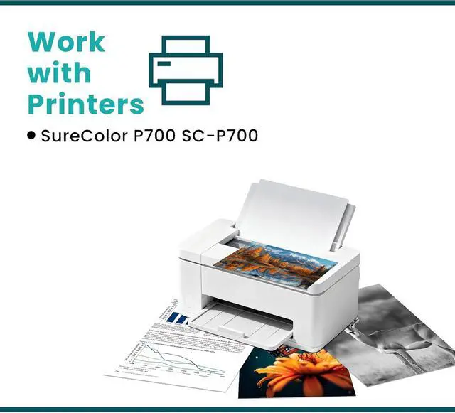 Alt view image 4 of 7 - T770 770 Ink Cartridge with New Chip Remanufactured for SureColor P700 Ink