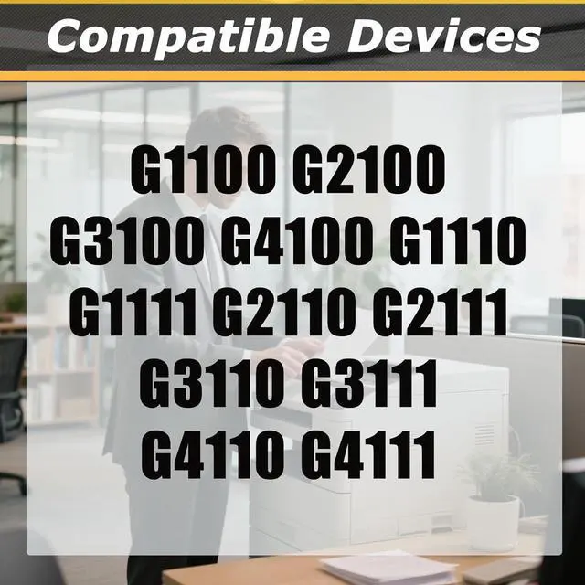 Alt view image 2 of 6 - QY6-8001 QY6-8017 Print Head Printhead, Compatible for Canon G1100 G2100 G3100 G4100 G1110 G1111 G2110 G2111 G3110 G3111 G4110 G4111 Printers  High Print Volume with Chip Combo Pack