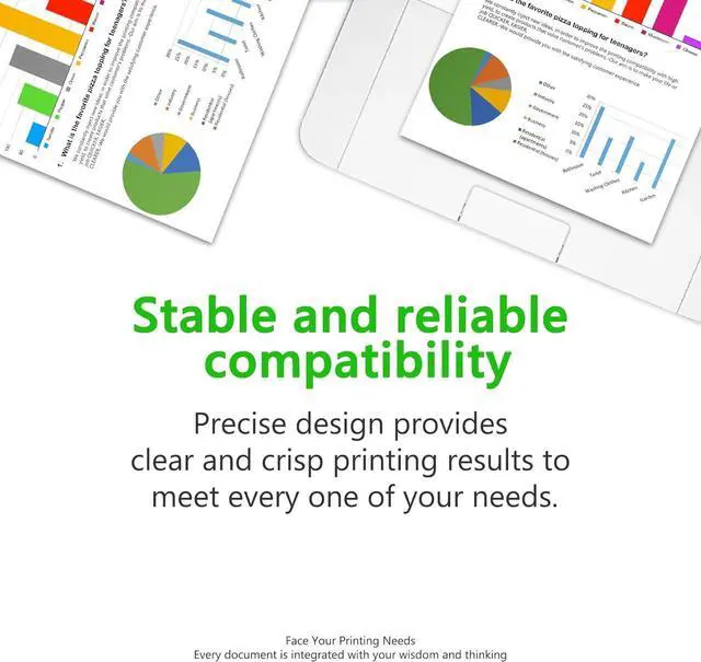 Alt view image 5 of 7 - 210A Black Toner Cartridge Replacement for HP 210A W2100A for Laser Color MFP 4301fdw 4301fdn Pro 4201dw 4201dn Series Printer Toner (2 Black)