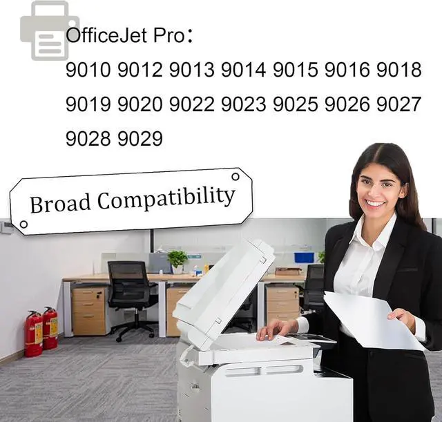 Alt view image 2 of 7 - Compatible for HP 963XL Ink Cartridge Combo Pack Replacement for 963 XL Cartridges Fit for HP OfficeJet Pro 9015 9016 9018 9019 9020 9022 9023 9025 9026 9027 9028 9029 Printers