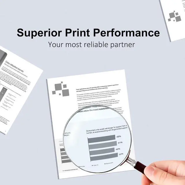 Alt view image 4 of 6 - 37A Black Toner Cartridge High Yield (1-Pack) Compatible 37A CF237A Toner Cartridge - Replacement for HP Enterprise M607dn M607n M608dn M608n M608x M609dh M609dn M609x Printer