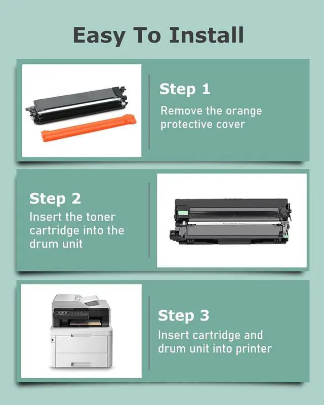 Alt view image 6 of 7 - Remanufactured TN229XL Toner Cartridge Replacement for Brother 229 TN229 TN-229 TN 229XL 229XXL for MFC-L3780CDW HL-L3280CDW MFC-L3720CDW HL-L3220CDW HL-L3300CDW Printer ( 2C/2Y/2M, 6Pack )