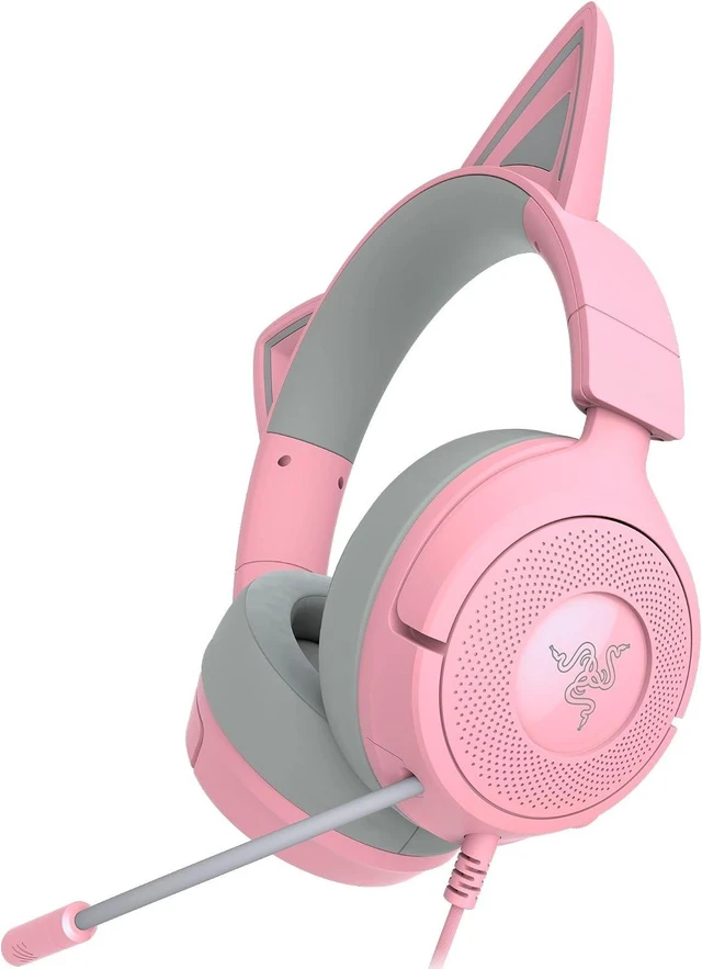 Main image of Kraken Kitty V3 X Wired Gaming Headset, Kitty Ears, Pink