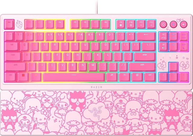 Main image of Ornata V3 TKL Gaming Keyboard, Hello Kitty Friends Edition