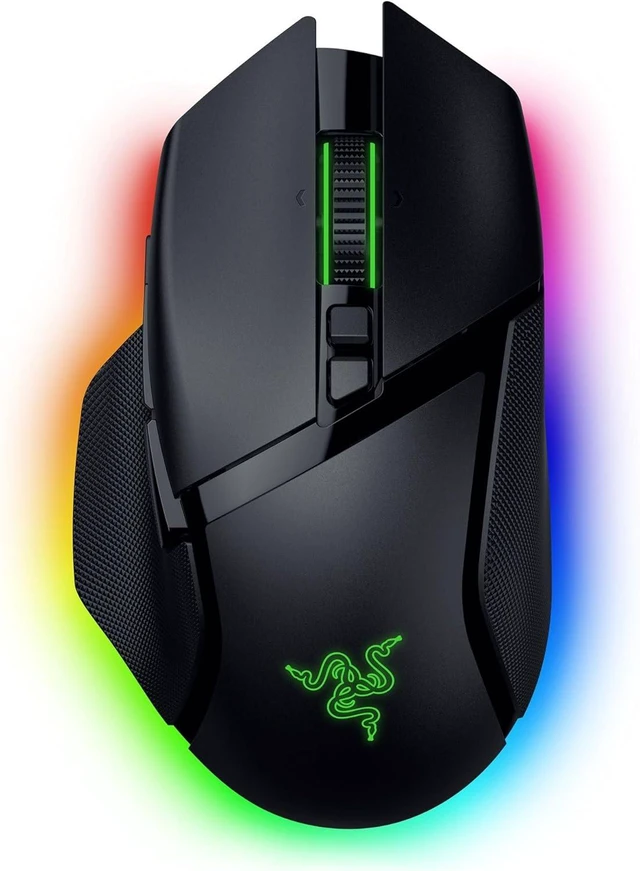 Main image of Razer - Basilisk V3 Pro 35K Optical Wireless Gaming Mouse with HyperScroll Tilt Wheel - Black