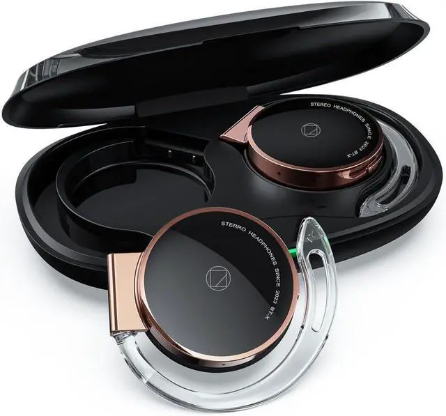 Main image of On Ear Headphones Bluetooth V5.3, Clip on Headphones Wireless with Earhooks, Noise Cancelling Open Ear Headphones Bluetooth Headset with 4 Microphones, Sports Headphones with Long Battery Life