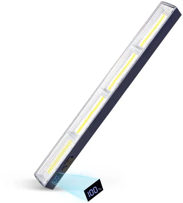 Main image of Magnetic Light BAR,15.75-inches Mechanic Light 7500mAh 8000 Lumens | Rechargeable Portable Lamp Built-in 216-LED Bulbs,with Handy Hook with 2 Magnets Endurance