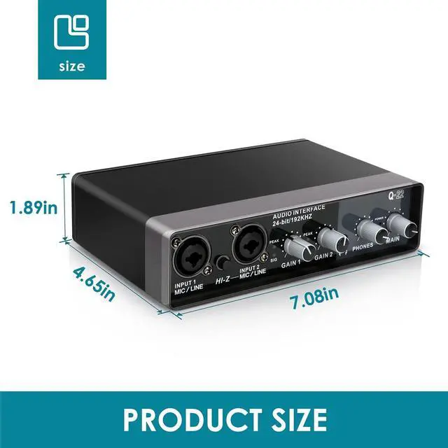 Alt view image 5 of 7 - USB Audio Interface for Recording Music, AudioBox Mic Preamps 48v 2 Channel for Streaming and Podcasting Recording